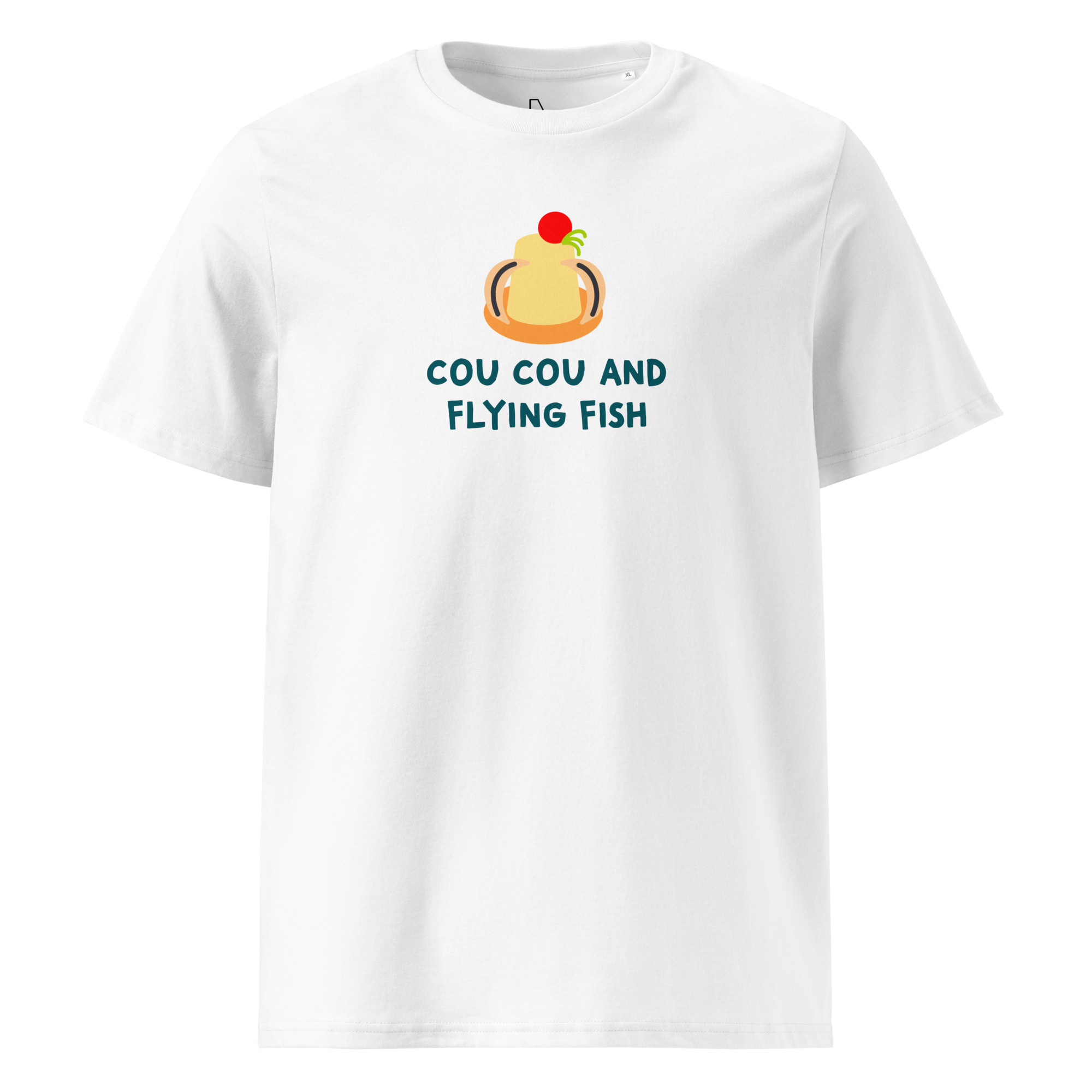 Cou Cou and Flying Fish (white) - Barbados
