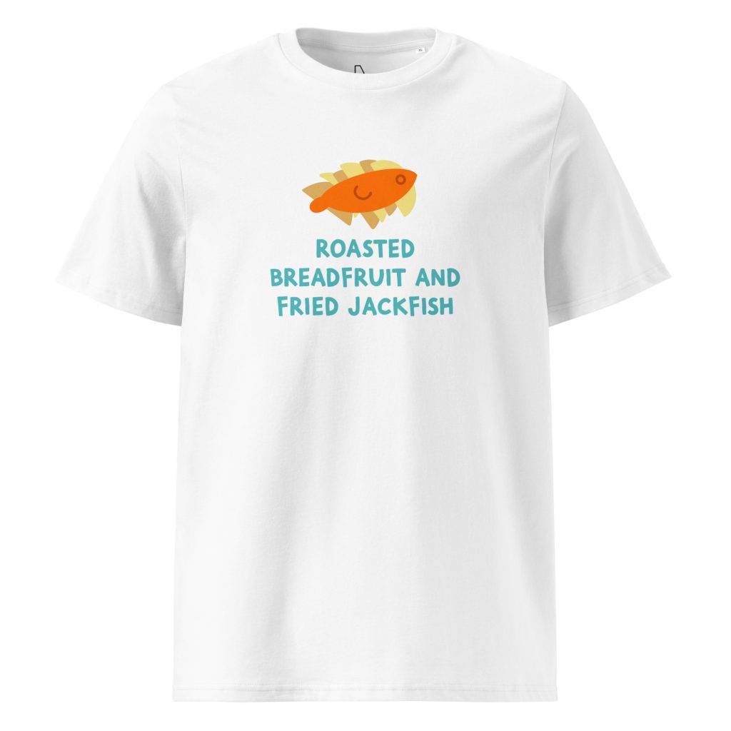 Roasted Breadfruit and Fried Jackfish (white) - Saint Vincent and The Grenadines